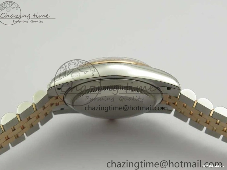 0506 EasyMatch DateJust 36mm 904 SS RG Wrapped 116231 GMF Black Dial on SS RG Wrapped Jubilee Bracelet A 3275
